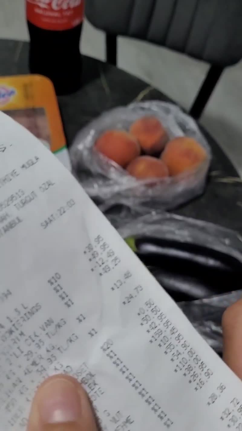 Скучный ролик про цены на продукты.